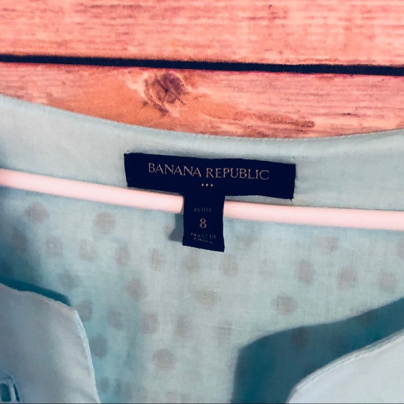 Banana Republic Light Blue Rio Eyelet Shift Dress - Picture 4 of 4